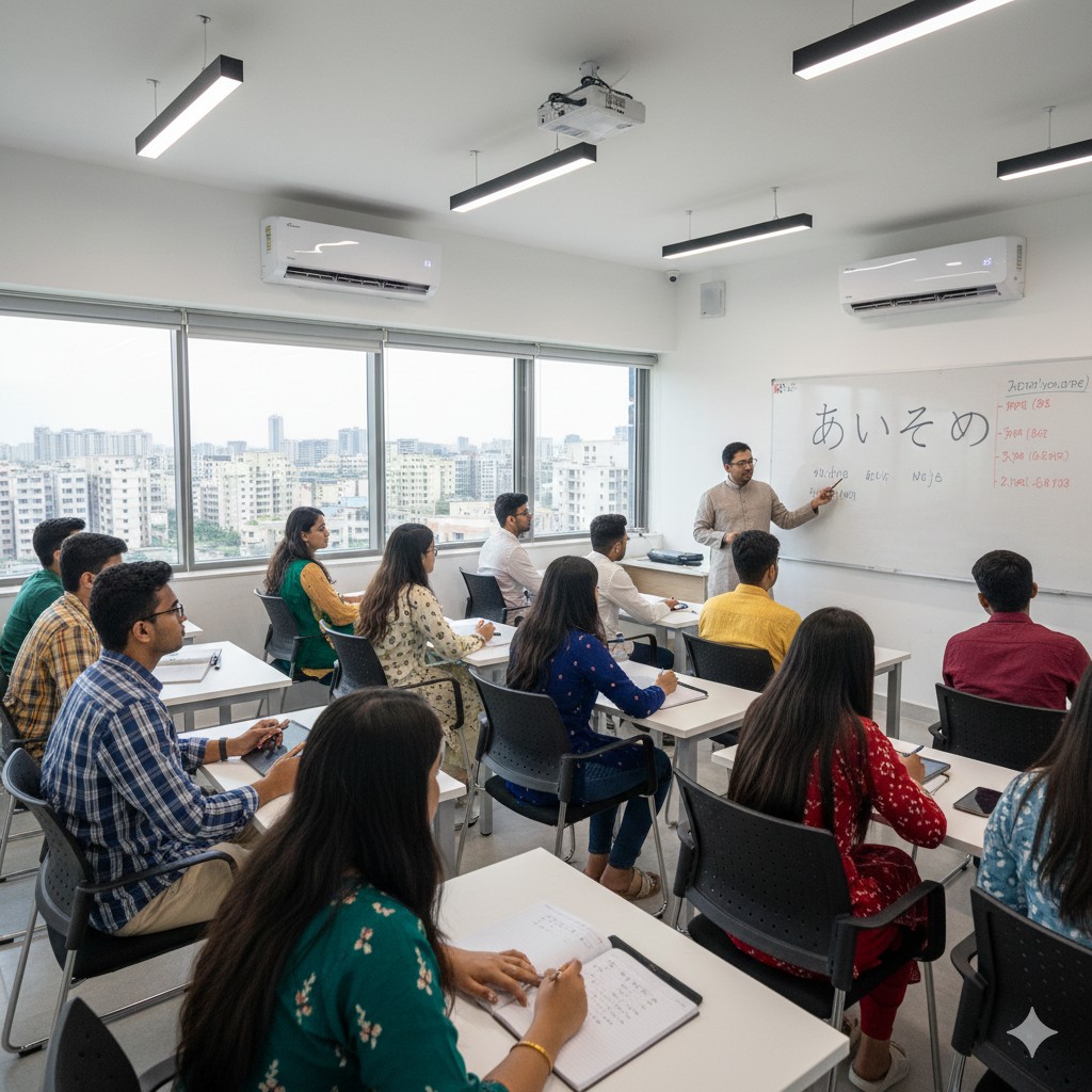 Japanese language beginner class